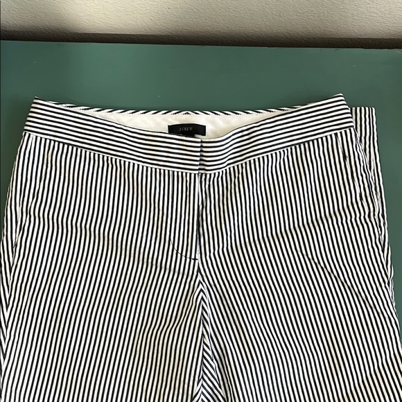J. Crew Black and White Striped Capris - Picture 4 of 4